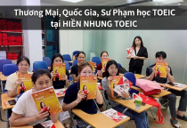 ĐH Thương Mại, ĐH Quốc Gia, Sư Phạm học TOEIC ở đâu?