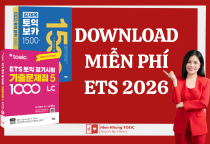 [Tài Liệu] Bộ Đề TOEIC ETS 2026 Mới Nhất (PDF + Audio + Đáp Án) – Hiền Nhung TOEIC