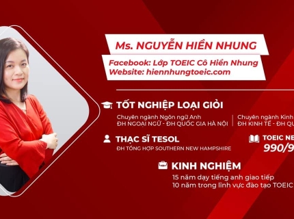 Trung tâm luyện thi TOEIC uy tín, cam kết đầu ra 