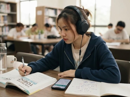 Bí quyết luyện nghe TOEIC Part 3, 4 đạt điểm cao: Chinh phục trọn vẹn phần hội thoại và bài nói độc thoại