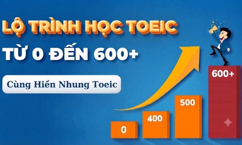 Lộ trình học TOEIC từ 0 lên 600 cho người mất gốc: Bí quyết chinh phục mục tiêu hiệu quả