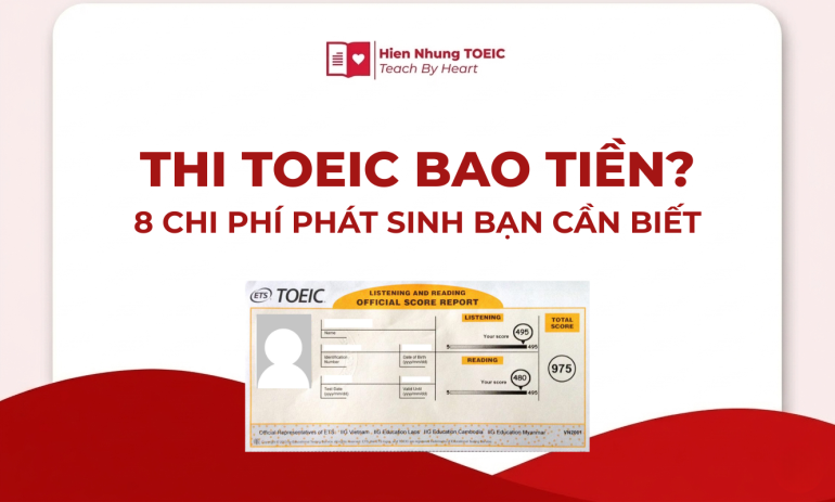 Thi TOEIC bao nhiêu tiền năm 2026?   