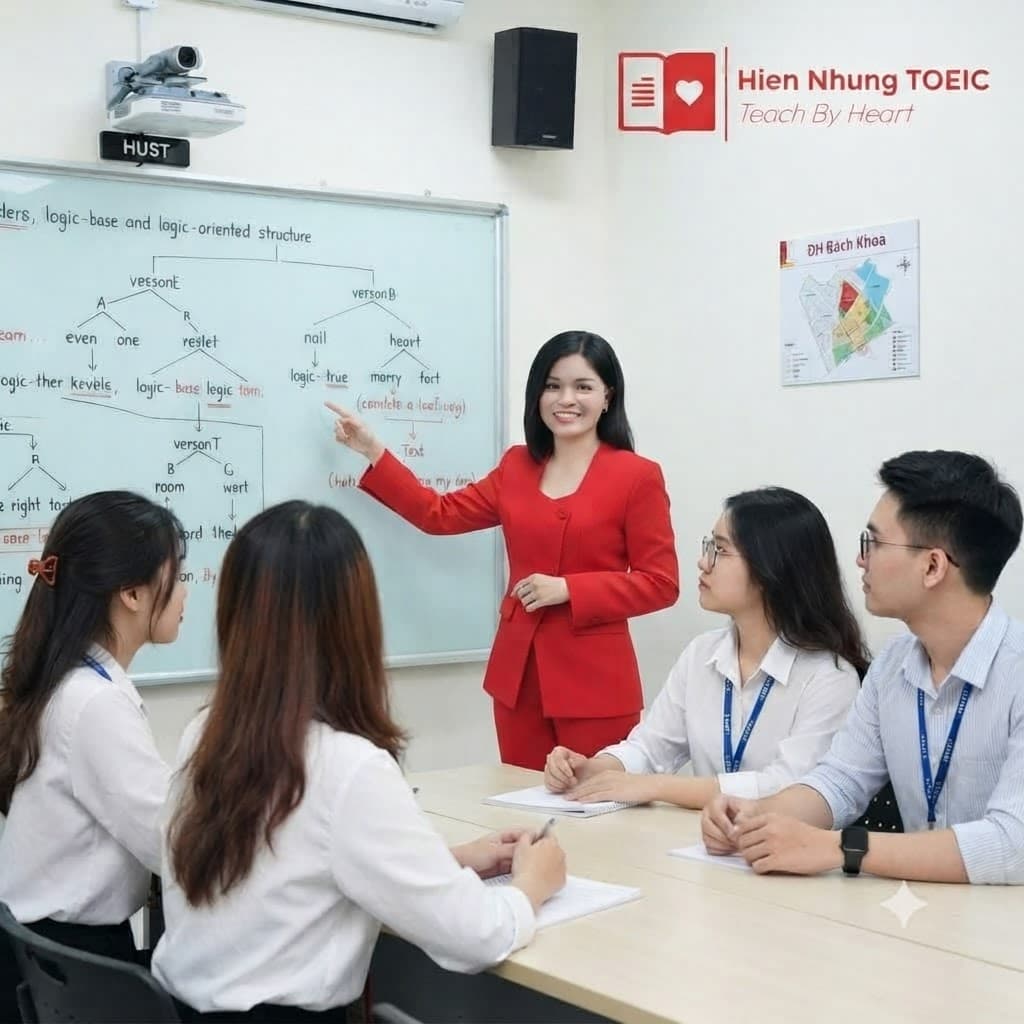 Địa chỉ học TOEIC uy tín gần Bách Khoa - Lớp cô Hiền Nhung TOEIC