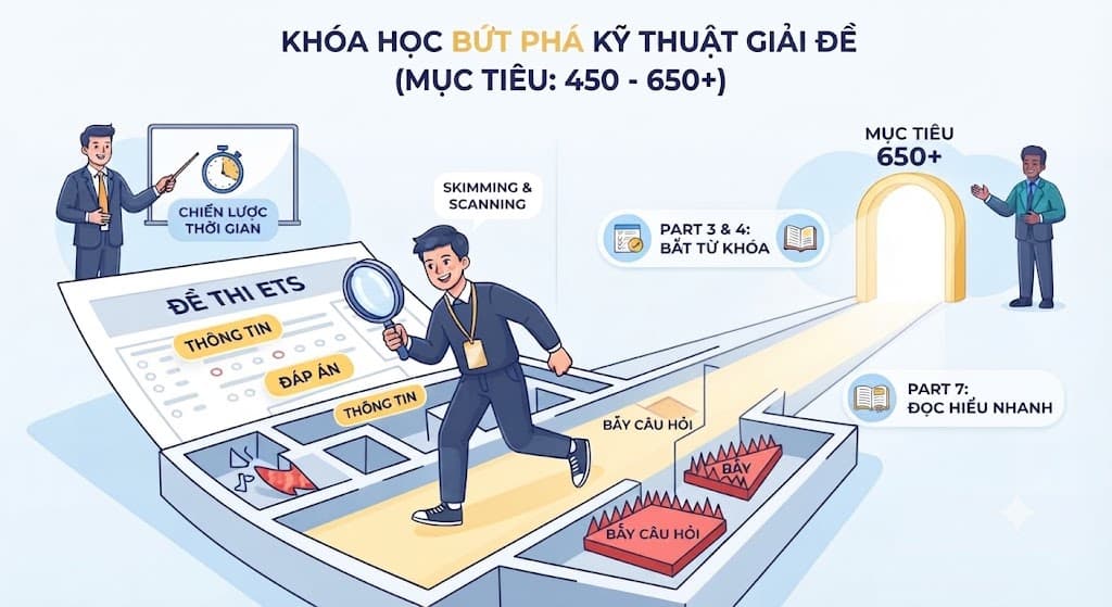 Khóa học bứt phá kỹ thuật giải đề