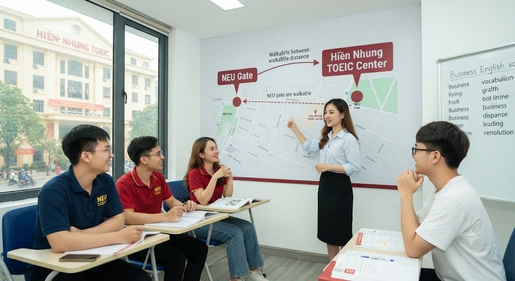 Hiền Nhung TOEIC - Địa chỉ học TOEIC uy tín gần Kinh tế Quốc dân 