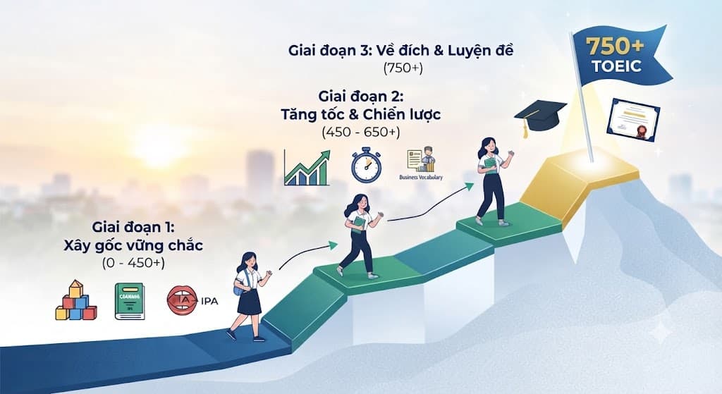 Lộ trình học TOEIC cho sinh viên Thương Mại