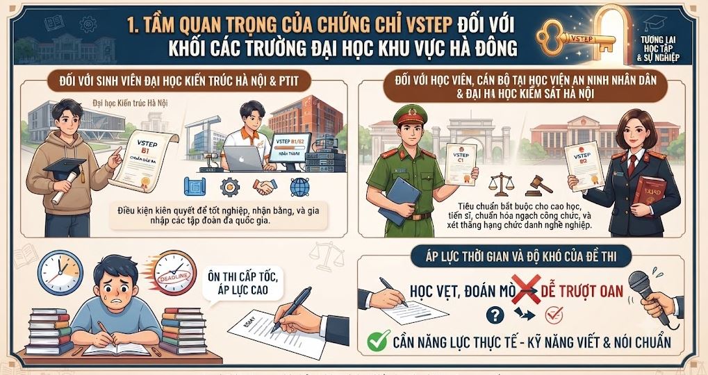 Tầm quan trọng của chứng chỉ VSTEP đối với sinh viên