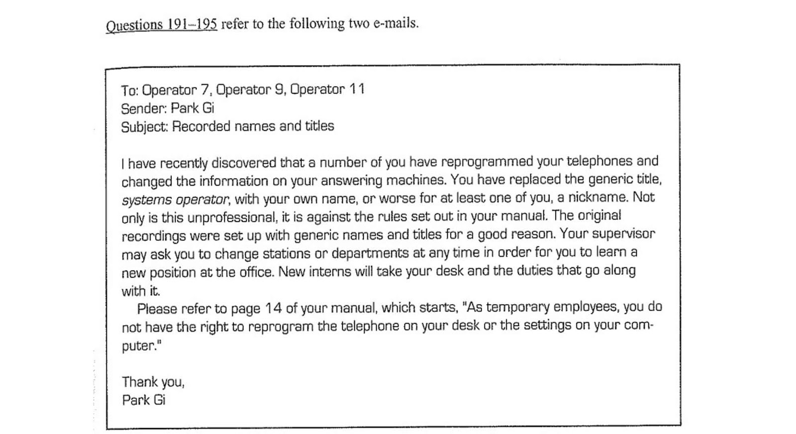 luyện toeic writing