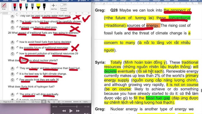 phân tích lỗi sau mỗi lần luyện đề