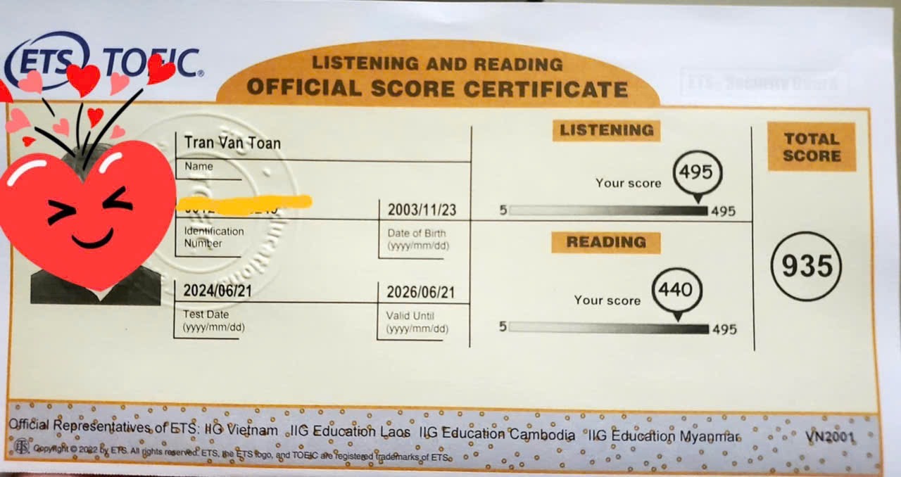kinh nghiệm thi toeic 900 listening reading