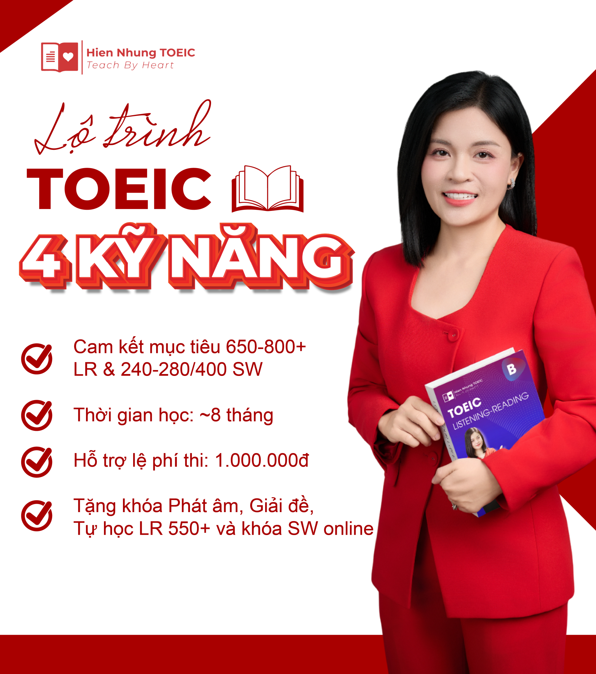 Lộ trình TOEIC 4 Kỹ Năng